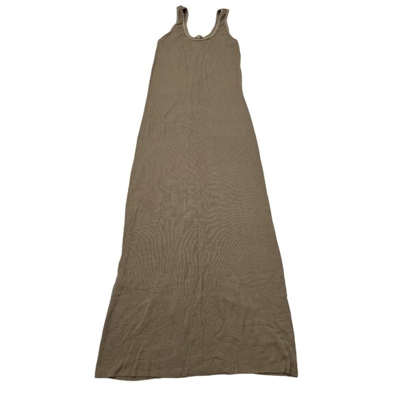 Enza Costa Maxi Tank Dress in Tan - Picture 1 of 5